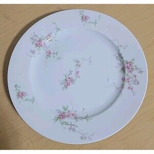 Haviland Limoges Salad Plate Pink Rose 8 1/2” Made In France China‎ Dish